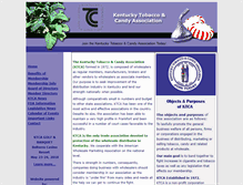 Tablet Screenshot of kentuckytobaccocandyassoc.com